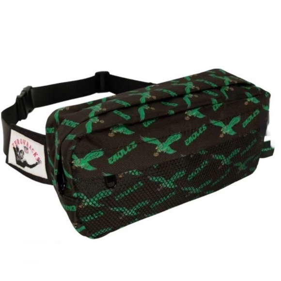 Mitchell & Ness Handbags - Mitchell & Ness Black and Green Crossbody Bag